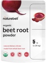 NatureBell Organic Beet Root Powder 5Lbs ← 4,000mg Por Serving – Concentrated Whole Beet Root Source ← High Dietary Nitrates – Raw Superfood Supplements – Great for Vegan Shakes & Smoothies – Non-GMO