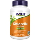 AHORA Suplementos de alimentos, Clorella 1000 mg con clorofila natural, beta-caroteno, carotenoides mixtos, vitamina C, hierro y proteína, 120 tabletas