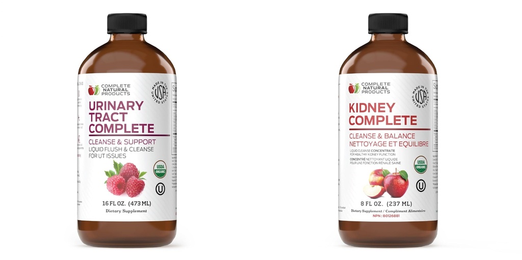 Tracto completo de orina natural 8oz " Kidney Complete 8oz Bundle