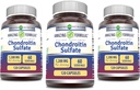 Amazing Formulas Condroitin Sulfate 1200 mg Por Serving Suplemento TENIDO Cápsulas TENIDO NO-GMO TENIDO Gluten Free TEN Made in USA (120 Conteo, 3 Pack)