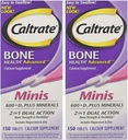 Caltrato Minis + Minerales Tamaño 150ct Caltrato Minis + Minerales ,150 Cuenta (Pack of 2)