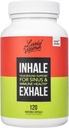 VITAMIN CO. Exhalación de inhalación - Ayuda a las alergias calmantes - Ojos picantes - Alivio de síntomas de alergia - Congestión nasal - Respiración clara - Respuesta alérgica - Tosca - Sneezing - 120 cápsulas