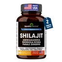 SANDHUHERBALS Shilajit Capsules for Men ' Women TEN Pure Himalayan Blend with Ashwagandha TEN High Potency and Energy Supplement TEN 2 Messs Supply ← Para Extra Power and Stamina ANTE Combo with Sea Moss