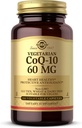 Solgar Vegetarian CoQ-10 60 mg - 180 cápsulas vegetales - Antioxidante protector - No GMO, Vegan, Gluten Gratis, Dairy Free, Kosher - 180 piezas