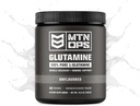 MTN OPS L-Glutamine Powder 60 Servings / 300g of 100% Pure L-Glutamine for Muscle Recovery, Unflavored + 5g per Serving