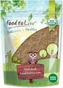 Alimentos para Vivir Psillium Husk Powder orgánico, 2 libras - Non-GMO, Kosher, Ultra Fine, Desweetened, Unflavored, Rich in Fiber, Natural Food Thickener, Great for Baking, Raw, Bulk, Vegan, Keto Friendly