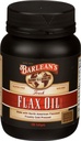 Omega de Barlean 3 6 9 Suplementos de aceite de Flaxseed, Suplemento de semilla de Flax Presionado Frío Softgels con 1650 mg Ácidos de grasa ALA, 100 Cuentas
