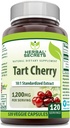 Herbal Secrets Tart Cherry 10:1 Standardized Extract Supplement | 1200 Mg Per Serving | 120 Veggie Capsules | Non-GMO | Gluten Free | Made in USA (1 Pack, 120 Count)