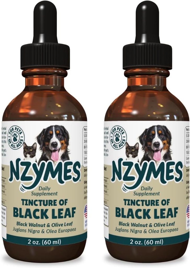 Tintura de hoja negra para mascotas - 2 Pack
