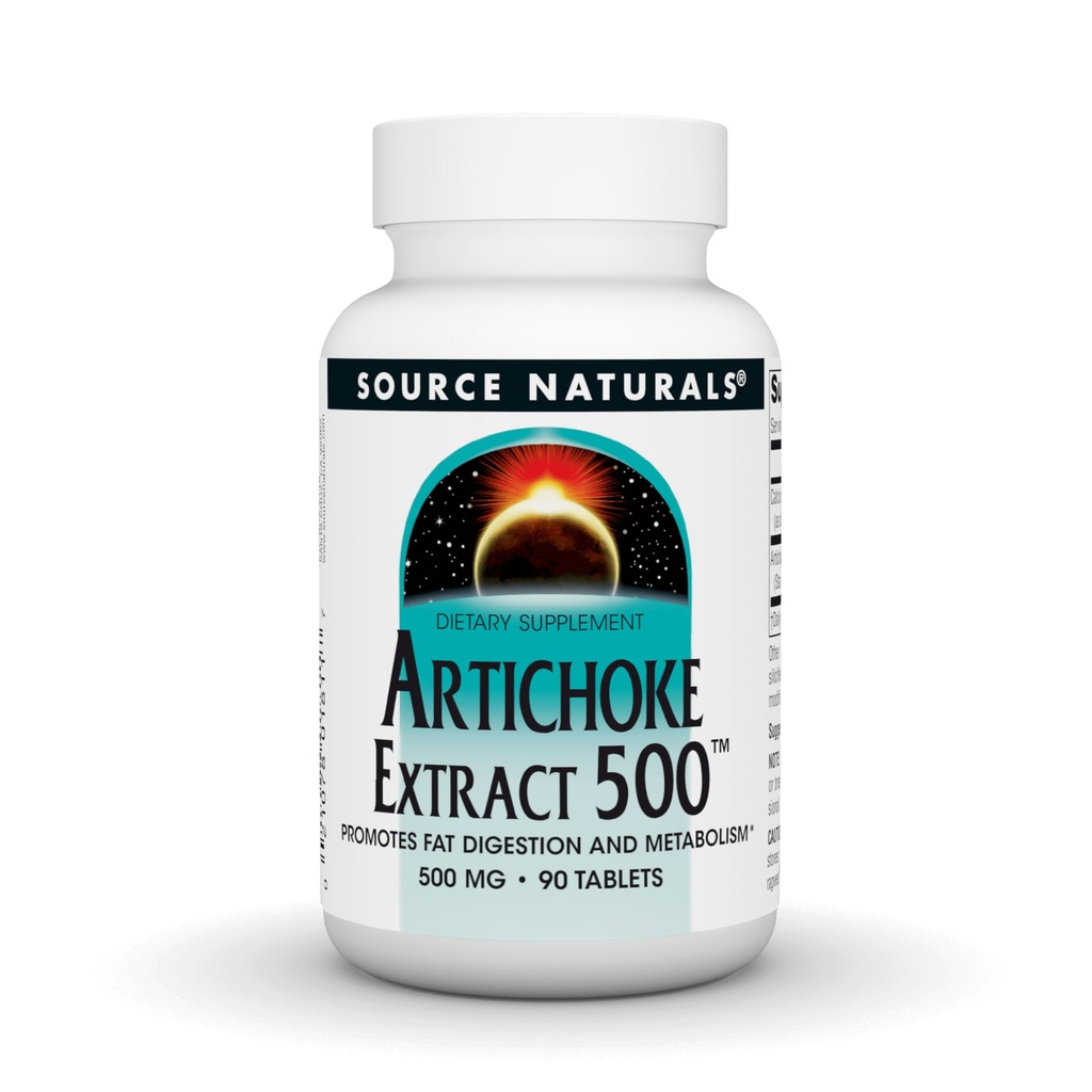 Fuente Naturales Artichoke Extracto 500mg, 90 Tablets