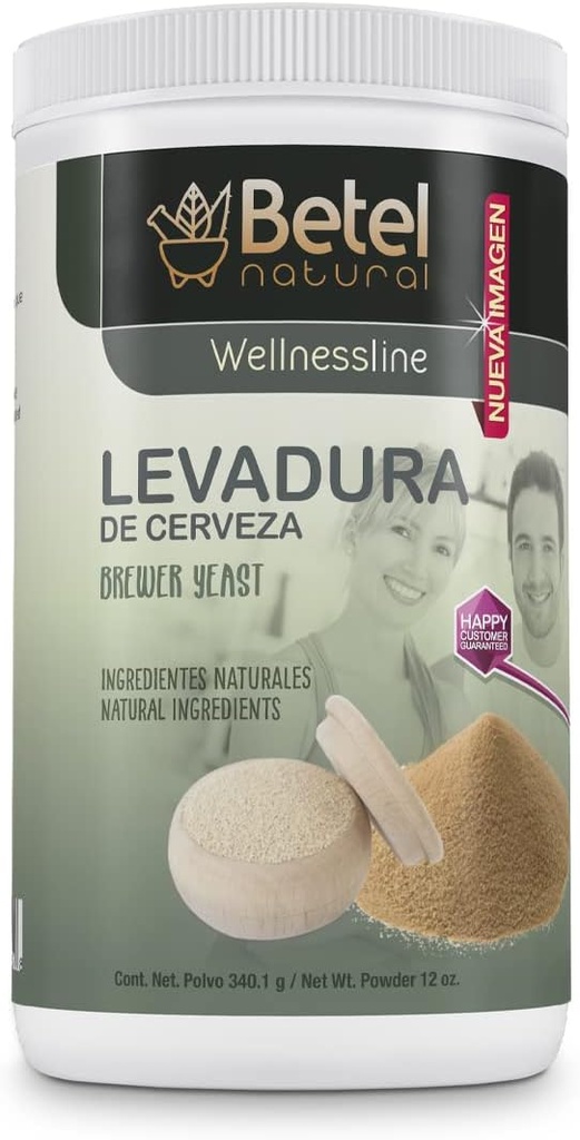 Levadura de Cerveza Polvo | Brewers Yeast Powder by Betel Natural | Healthy Source of B Vitamins and More | Debittered - 12 Ounce