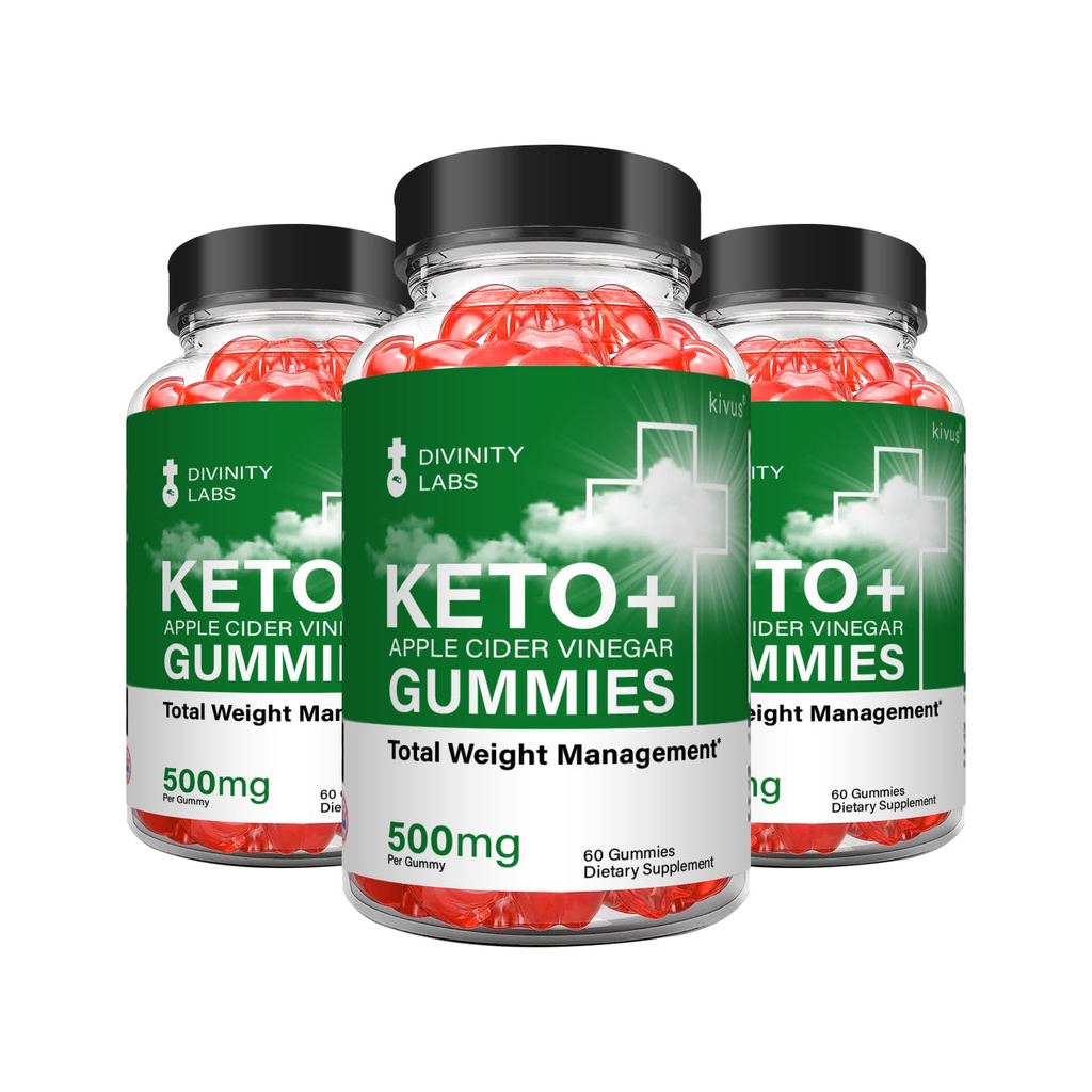 Laboratorios de Divinidad Keto - Laboratorios de Divinidad Keto Manzana Vinagre Gummies (3 Pack, 180 Conde)