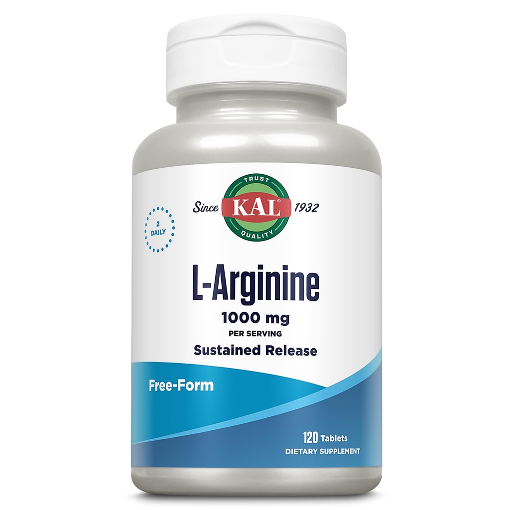 KAL 1000 Mg L-arginine Tablets, 120 Conde