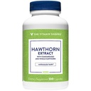 El extracto Hawthorn de Vitamin Shoppe, con Hawthorn estandarizado y completo, potente antioxidante que apoya la salud cardiovascular, apoya la salud celular (300 cápsulas)