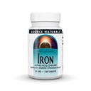 Fuente Natural Iron, Amino Acid Chelate - Suplemento dietético que apoya la producción de energía - 100 Tablets