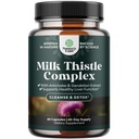 Liver Support Milk Thistle Supplement for Liver Cleanse Detox & Repair - Advanced Milk Thistle and Dandelion Root Supplement with Artichoke Extract - Dandelion Capsules for Detox - 60 Ct