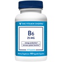 Vitamina B6 a Supports Energy Production a 25 MG (100 cápsulas vegetales)