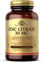 Solgar Zinc Citrate Vegetable Capsules, 100 Conde, Non-GMO, Gluten Free, y Kosher, Soporta el Sistema Immune Health, Healthy Skin and Eyes, Normal Taste and Vision
