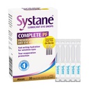 Systane Complete Unit-Dose Preservative-Free Eye Drops 30ct Viales de uso único para el alivio del ojo seco