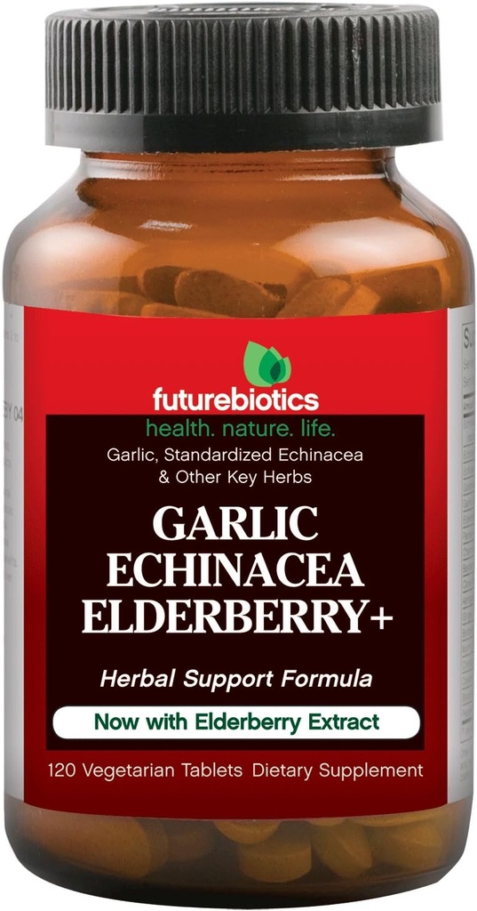 Futurobióticos Ajo Echinacea Elderberry+ 120 Tabs
