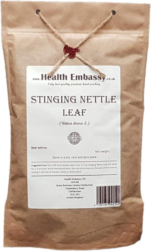 Health Embassy Stinging Nettle Leaf | Urtica Dioica L | Herbal Tea (50g)