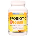 Wonder Laboratories Probiotic 30 Billion Good Bacteria (8 Lactobacillus Strains y 2 Bifidobacterium Strains), Nutricionalmente Apoya un sistema digestivo saludable, 120 cápsulas