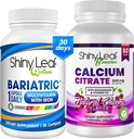 Bariatric Multivitamínico con Hierro Una vez Día y Cereza Citrato de Calcio Chewable para Cirugía Post Bariatric incluyendo Bypass Gástrico y Sleeve (1 Mes)