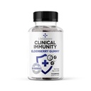 LifeSeasons Clinical Immunity - Elderberry Gummies - Supports a Healthy Immune System - 25 Elderberries Per Gummy - Maltodextrin-Free - Vitamin C, Vitamin D3, Zinc & Elderberry Extract - 75 Gummies