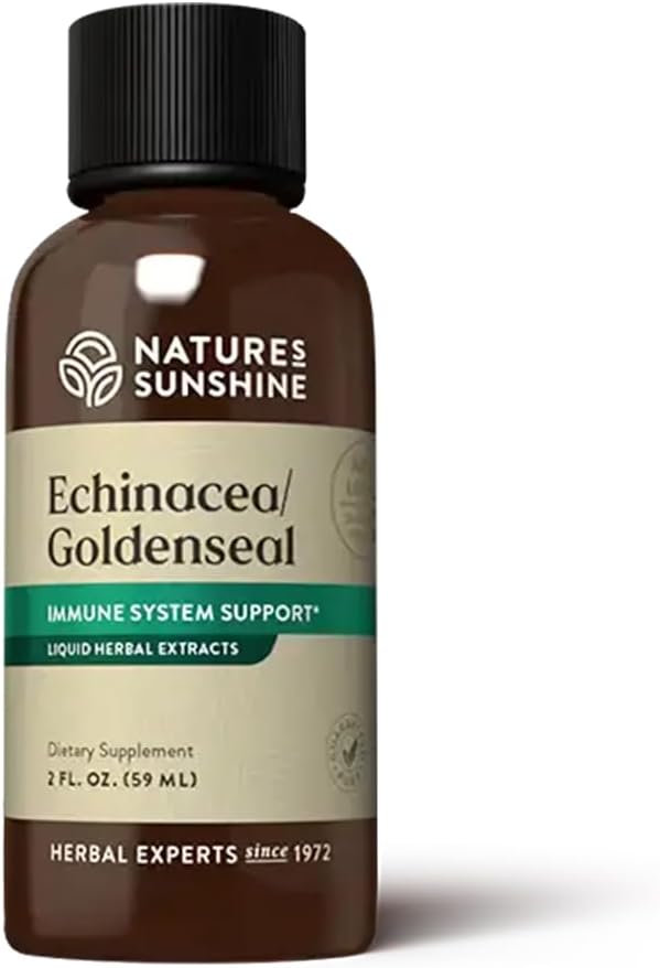 Nature's Sunshine Echinacea And Golden Seal Liquid, 2 fl. oz. | Activates the Immune System, Strengthens Immune Response, and Beneficial During Times of Seasonal Change