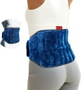 Comfytemp Microondas Calefacción Pad para Rescate del Dolor, Períodos de Calambres, 2.5LB Wearables Microwavable Calefacción Pads, Terapia de Calor Moist para Sciatica, Coccyx de la cintura, Recuperación de Compresss de Calor