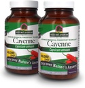 Respuesta de la naturaleza Cayenne Pepper Powder Capsule Suplemento, 90-Count ← Metabolismo Natural Booster ← Promueve la Salud Cardiovascular