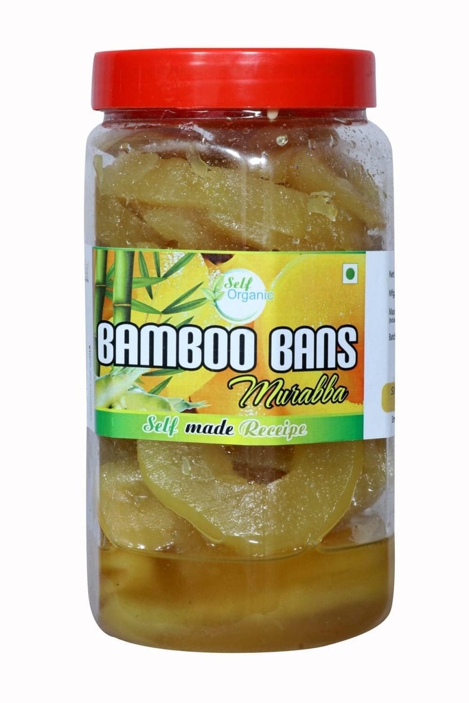 SENTA Homemade Delicious Sweet Bamboo Murabba | Fresh & Natural Ready to Eat Bans Ka Morabba - Helps Increasing Height | No Artificial Colors & Additives (1 Kg)
