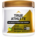 True Athlete Balanced Hydration Powder, Lemon Lime Flavor, promueve la hidratación antes del ejercicio, fácil de mezclar, NSF certificado para el deporte (12.86 Ounces Powder)