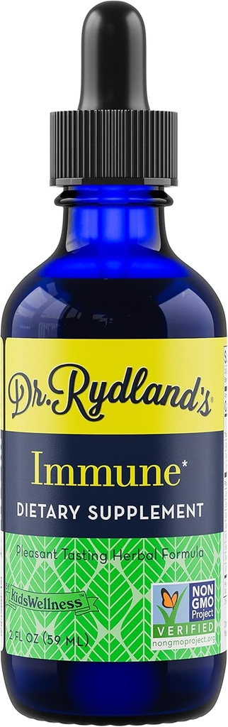 Suplemento Herbal del Dr. Rydland TENIDO Creado por KidsWellness TENIDO Seguro y Eficaz para los bebés a los adultos sometidos Immune ANTE Fríos, Flu, Bronchial y Croup Symptoms TEN 2 Ounce Bottle