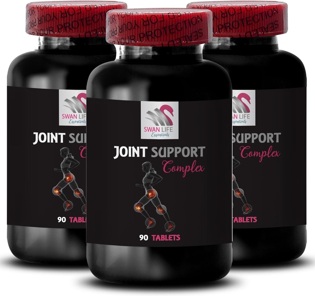 Soporte de movimiento conjunto - COMPLEX DE APOYO ÚNETE - Condroitina &amp; MSM, cápsulas de suplemento de hierro, Fórmula mixta, Glucosamina &amp; Condroitin Blend, Complejo de tabletas conjuntas, MSM Suplemento 3Bot 270Tab