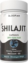 Shilajit Capsules 500mg ← 20% Extract Powder ← Purified Asphaltum Supplement High-Potency Concentrated Extract ← Non-GMO, Gluten-Free  sometida Premium Quality (60 Cuenta (Pack of 1))