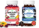 Lunakai USA Made Shilajit " Elderberry Gummies Bundle – Energy and Immune Support – Non-GMO " Delicious