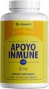 Santo Remedio Zinc, de Zinc Picolinate y Gluconate Dihydrate, Suplemento dietético, Mineral esencial para el soporte general, 30 mg, 90 cápsulas por botella Equivalente a 90 dosis