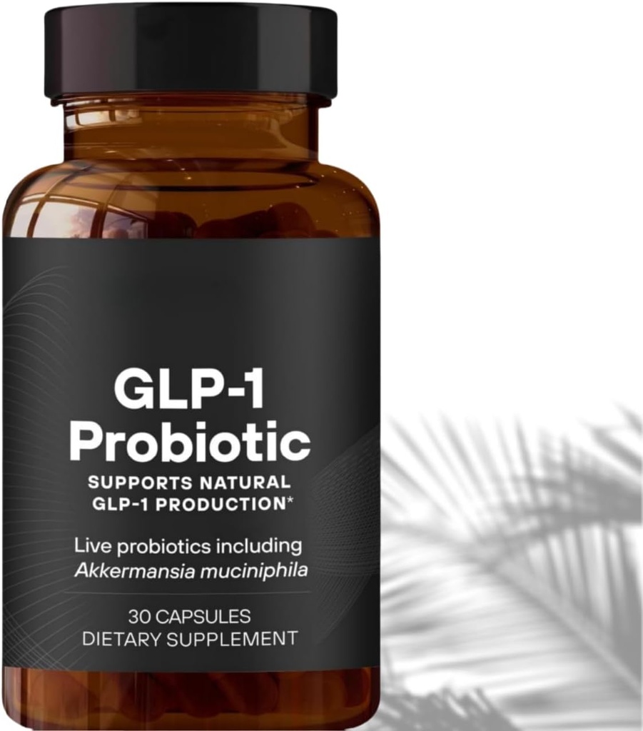 30 PCS G•L•P-1 Probiótico,G•L•P-1 Probióticos para Hombres,Curbs App " promueve el sentimiento de plenitud, liberación tardía, para hombres y mujeres (30 cápsulas-1Pack)