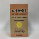 Six Flavor Combo :: Liu Wei Di Huang :: Suplemento herbal para mareo, sudor, Tinnitus :: Made in USA