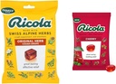 Ricola Original Natural Herb Cough Suppressant Throat Drops, 45 gotas, Fights Coughs Naturalmente, Soothes Throats, Naturally Soothing Relief & Cherry Throat Drops, 45 Conde