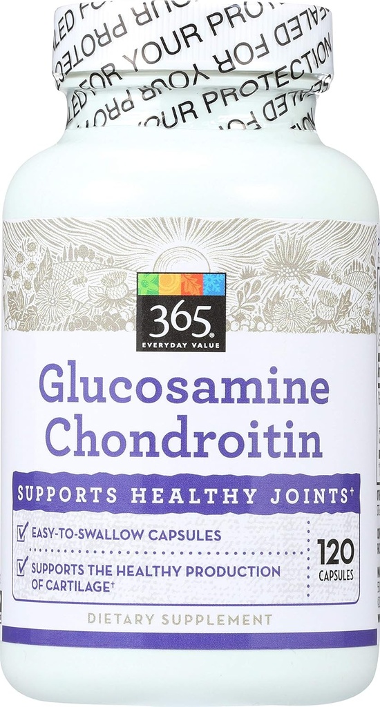 365 por Whole Foods Market, Glucosamine Chondroitin, 120 Cuenta