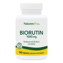 Natures Plus Biorutin 1000 mg - 90 Tablets - Complejo Bioflavonoid & Rutin - Soportes Función Vascular " Circulación - Vegetariano, Gluten Gratis - 90 Servimientos