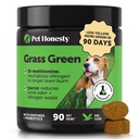 Grass Green Dog Chews - Urine Neutralizer for Lawn, Dog Pee Grass Ayuda a Yard Stay Green Dirección de Burn Spots con Probiotics & Enzymes (Duck)