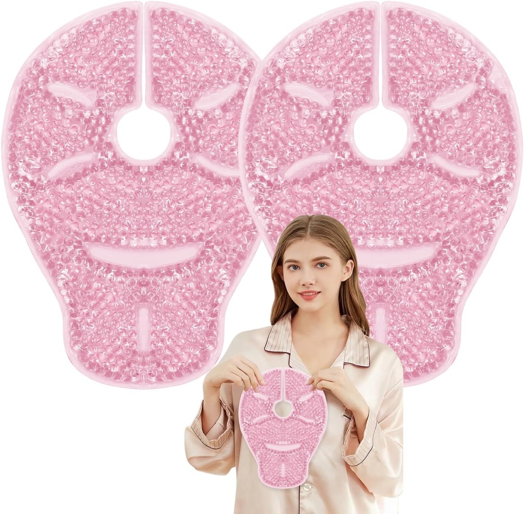 Terapia de seno Embalajes de hielo Grandes Pads de senos fríos calientes, Almohadillas de gel de enfriamiento del nipple para alivio de la leche con cuello, engorgement, cirugía de aumento de seno, Esenciales de lactancia para nuevas madres, 2 Pack