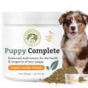 Wholistic Pet Organics Puppy Complete - Dog Multivitamin Powder - 1 Lb - Daily Dog Vitamins &amp; Suplementos para Homemade Food - Immune System, Skin, Coat &amp; Global Health - Small and Large Breed Puppies