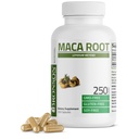 Bronson Maca Root Lepidium Meyenii Non-GMO, 250 cápsulas vegetarianas