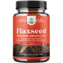 Flaxseed Oil 1000mg Softgels - High Potency Flax Seed Oil Softgels for Heart Health Digestion and Brain Support - Cold Pressed Organic Flaxseed Provide Plant Based Omega 3 6 9
