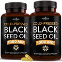 NEW AGE Black Seed Oil Softgel Capsules - Premium Cold-Presed Nigella Sativa Producing Pure Black Cumin Seed Oil - Non-GMO & Vegetarian (120 Softgels)