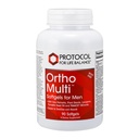 PROTOCOLO PARA LA VIDA BALANCE Ortho Multi Softgels para Hombres - Multivitamina para la salud de próstata - con Saw Palmetto, Zinc & CoQ10 - Hombres Daily Multivitamin - Iron Gratis - 90 Softgels